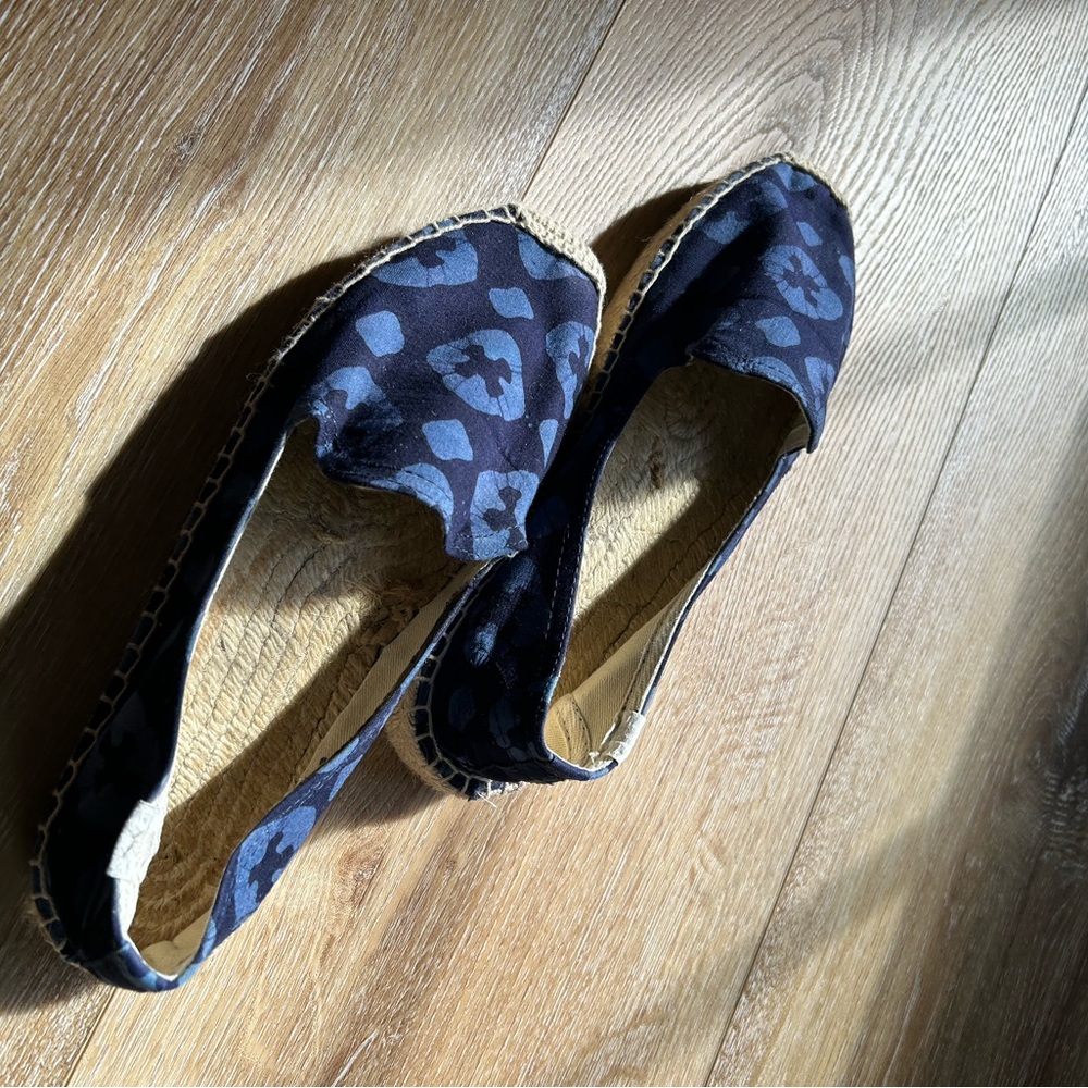 Soludo Wren X  Batik Espadrille Flat for Anthology Size 9 - Picture 4 of 4